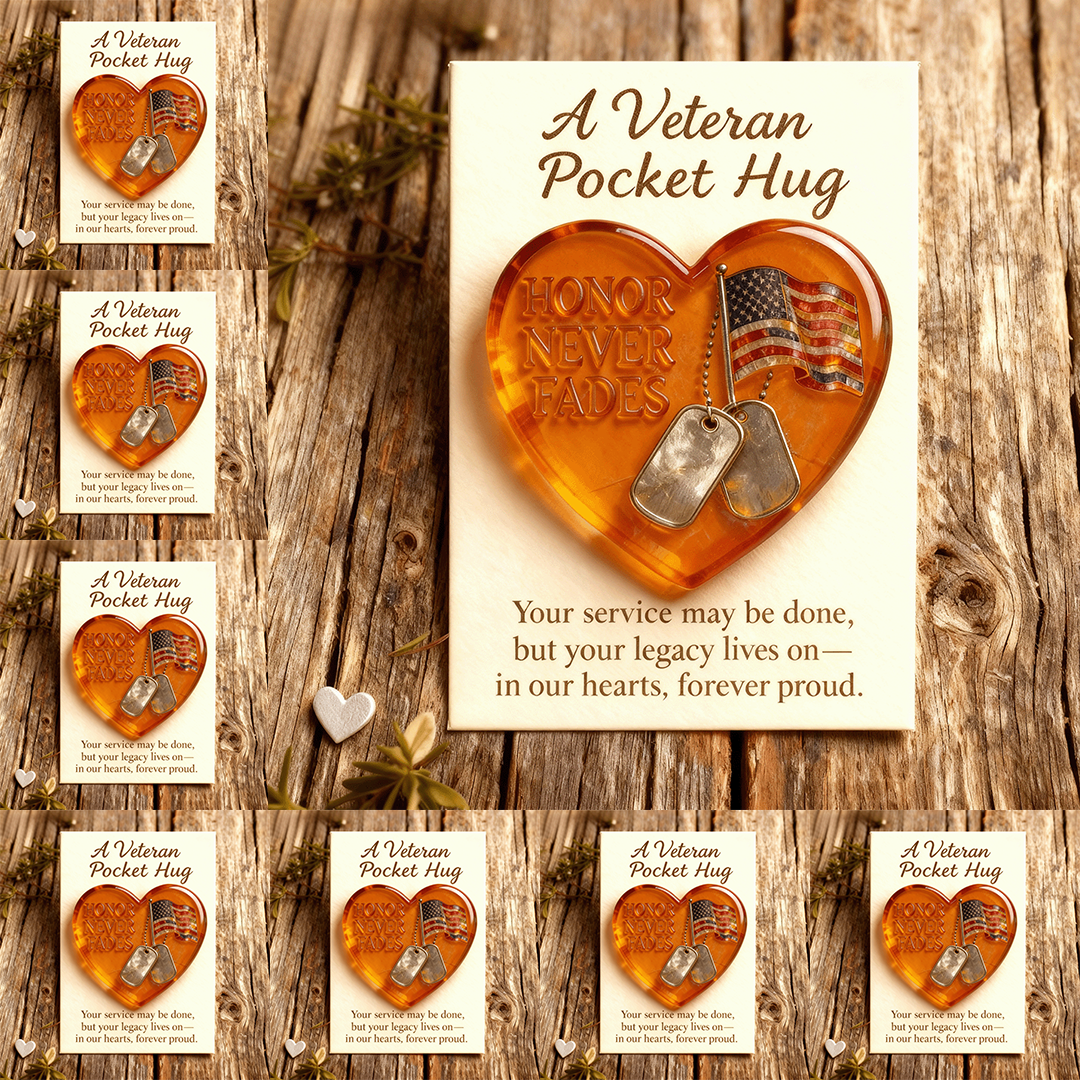đ˛Christmas & Veterans Day Giftđ Veteran Pocket Hug â âHonor Never Fadesâ