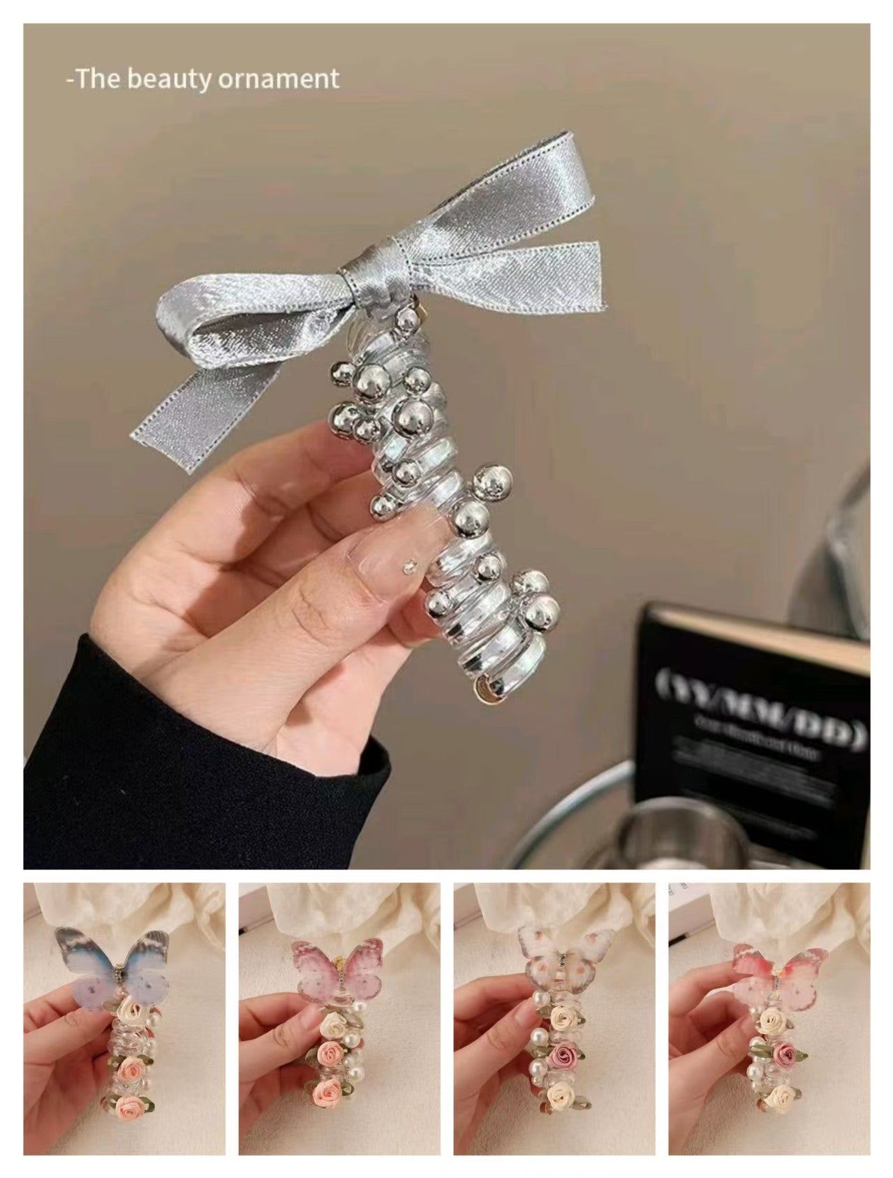 🎉🎁Sleepy Tie No Damage Soft Elastic Spiral Hair Ties