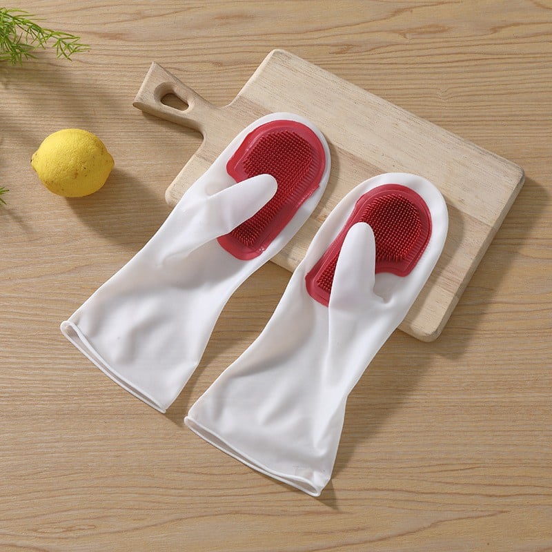 Household magic brush dishwashing gloves