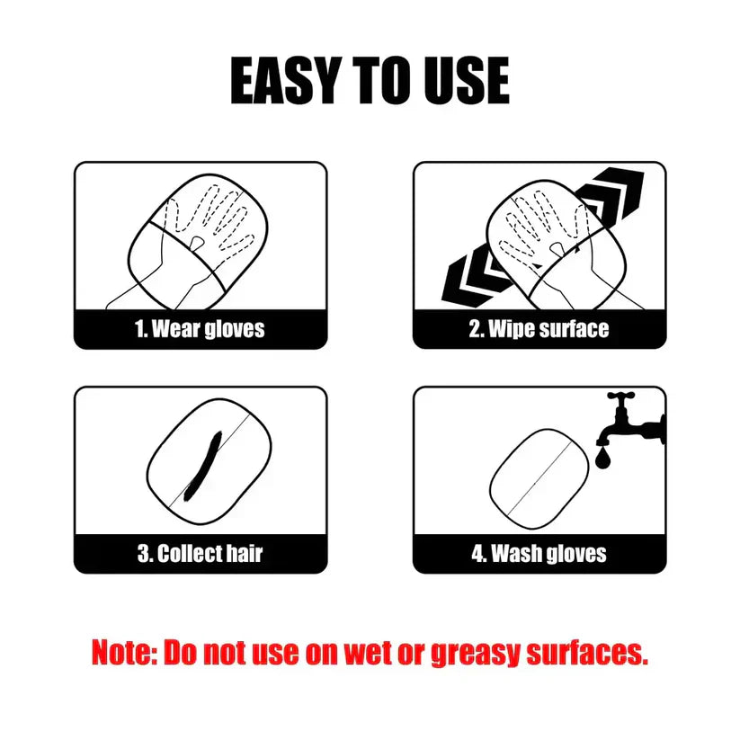 Pet Hair Cleaning Glove