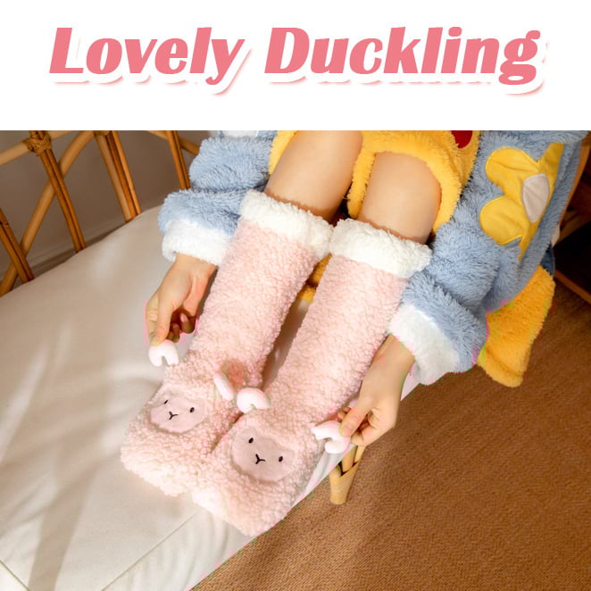 🧦🐶Cute Ultra-thick Cozy Slipper Home Socks