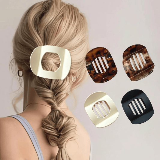 🎁Only $15.99 Last Day Promotion!🎁💖Casual Versatile Solid Colour Lay Flat Hair Clip