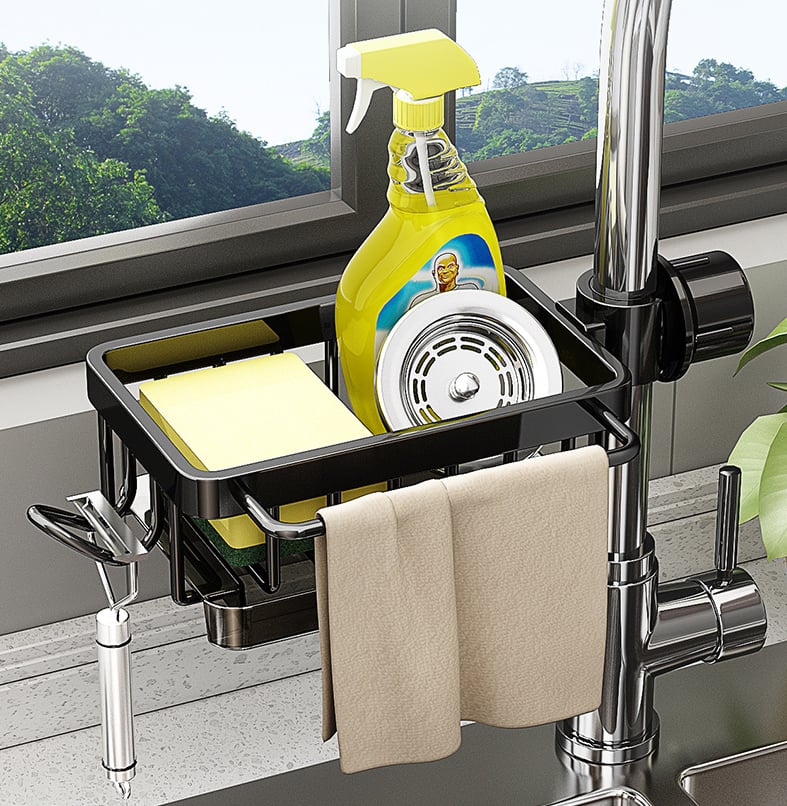 🔥🔥Kitchen Sink Faucet Organizer💦