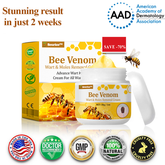 🐝🥇Seurico™ TagCure Bee Venom Cream — Certified by the American Association of Dermatologists (AAD), strong & fast removal of warts, growths & keratosis