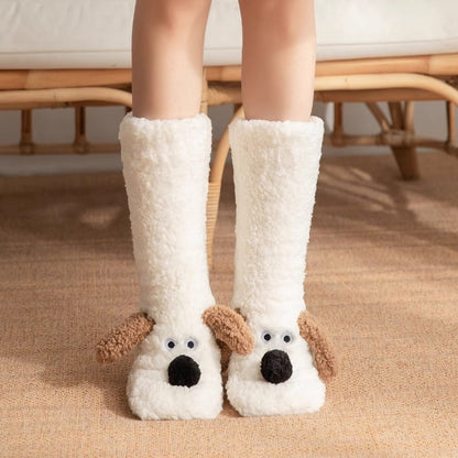 🧦🐶Cute Ultra-thick Cozy Slipper Home Socks