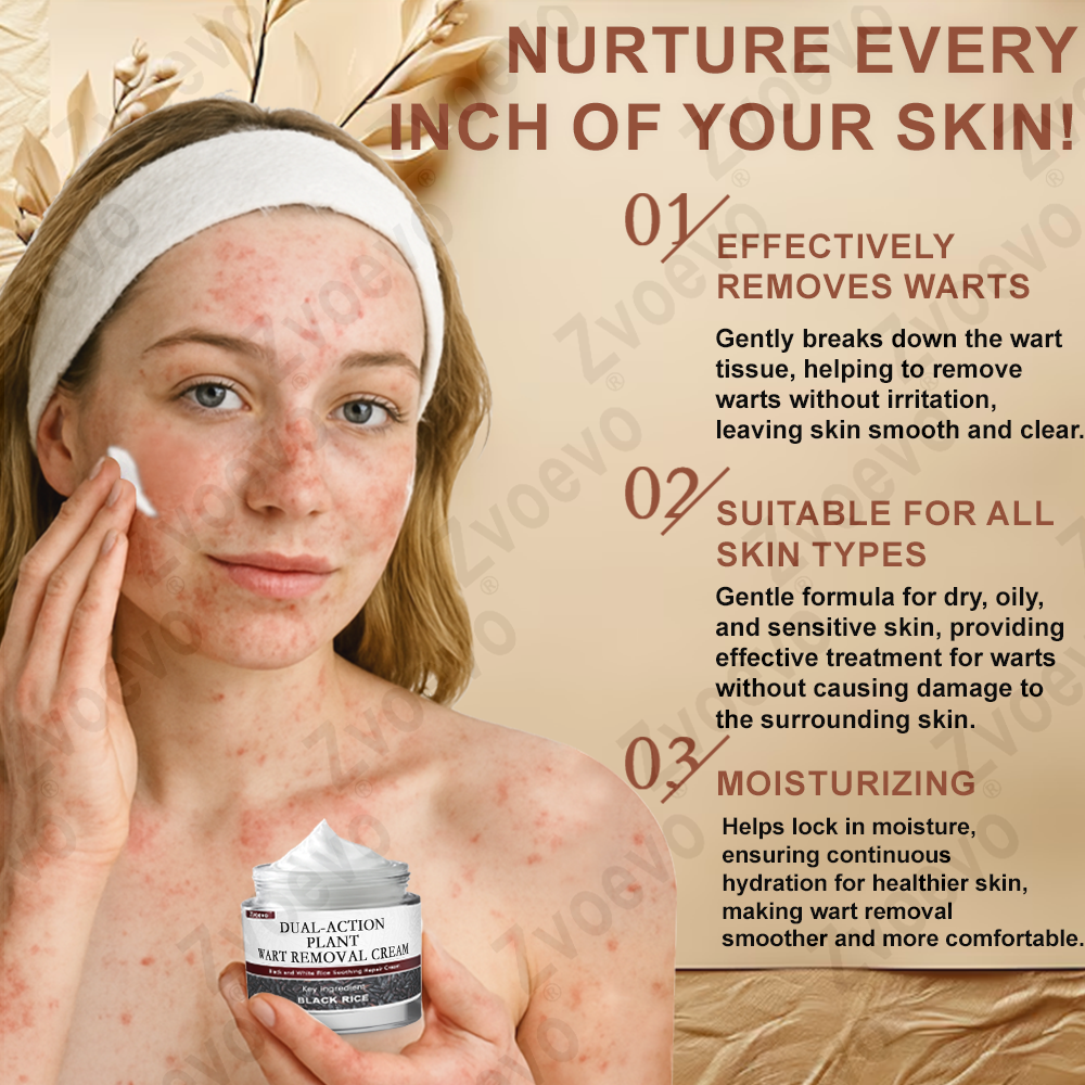 ✅ Zvoevo® Rice Bran Extract Cream 👩‍⚕️ TGA-Certified (For removing warts and skin growths, eliminating skin hyperplasia and keratin buildup, treating skin cancer, age spots, and hyperpigmentation)