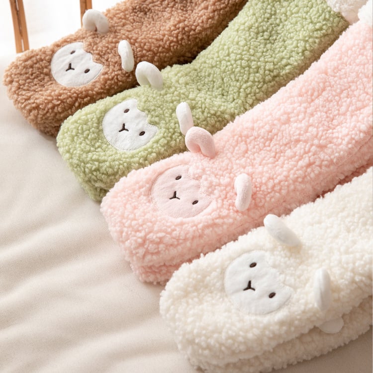🧦🐶Cute Ultra-thick Cozy Slipper Home Socks