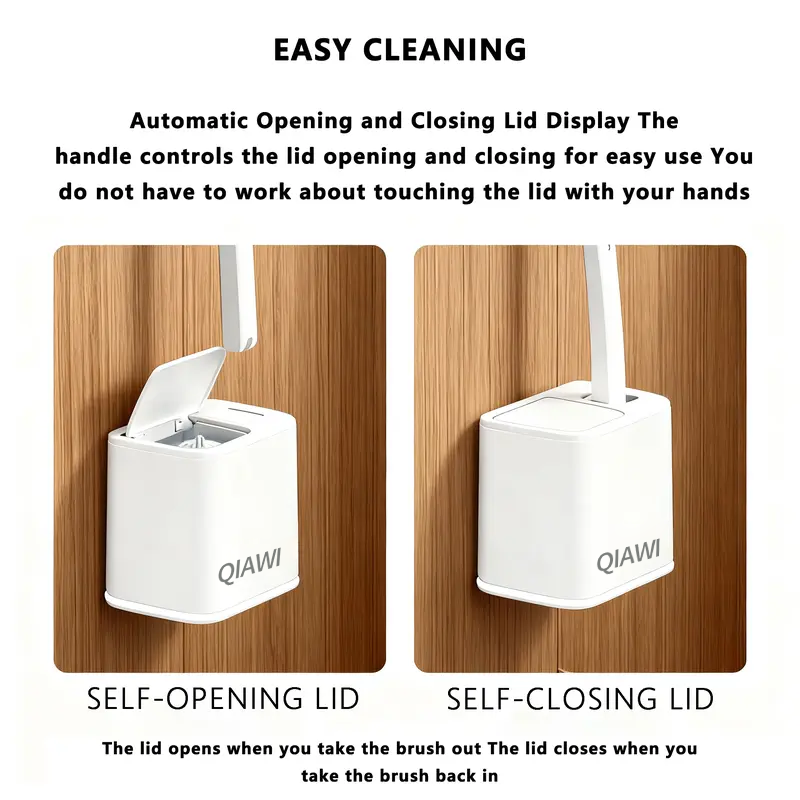 🔥LAST DAY 49% OFF-Disposable Toilet Brush Set – with Built-In Cleaner & 24 Refills