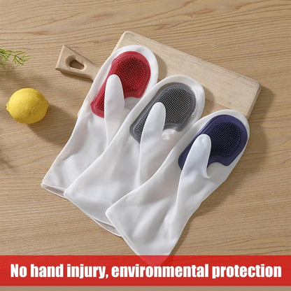 Household magic brush dishwashing gloves