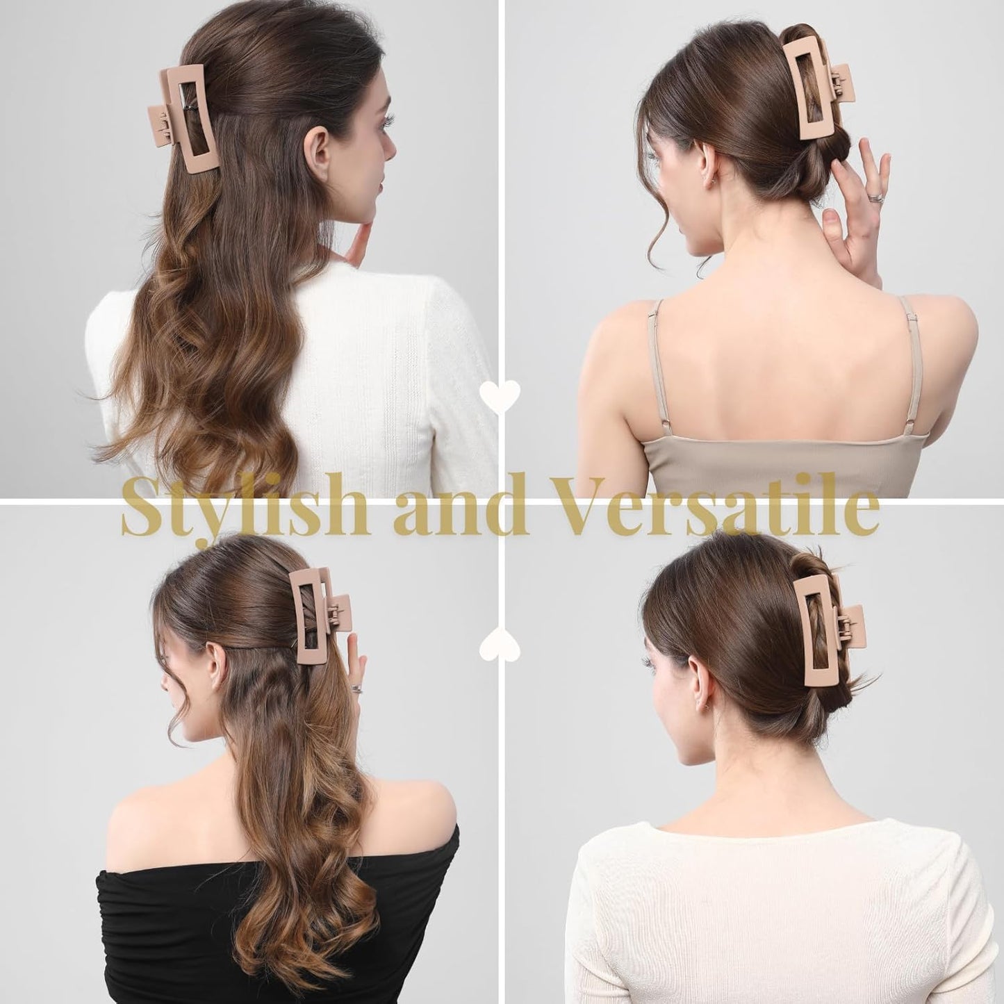 (🔥Last Day 49%Off🔥)Soft Hair Claw Clip🥰: The Safe, Comfy Alternative to Harsh Clips