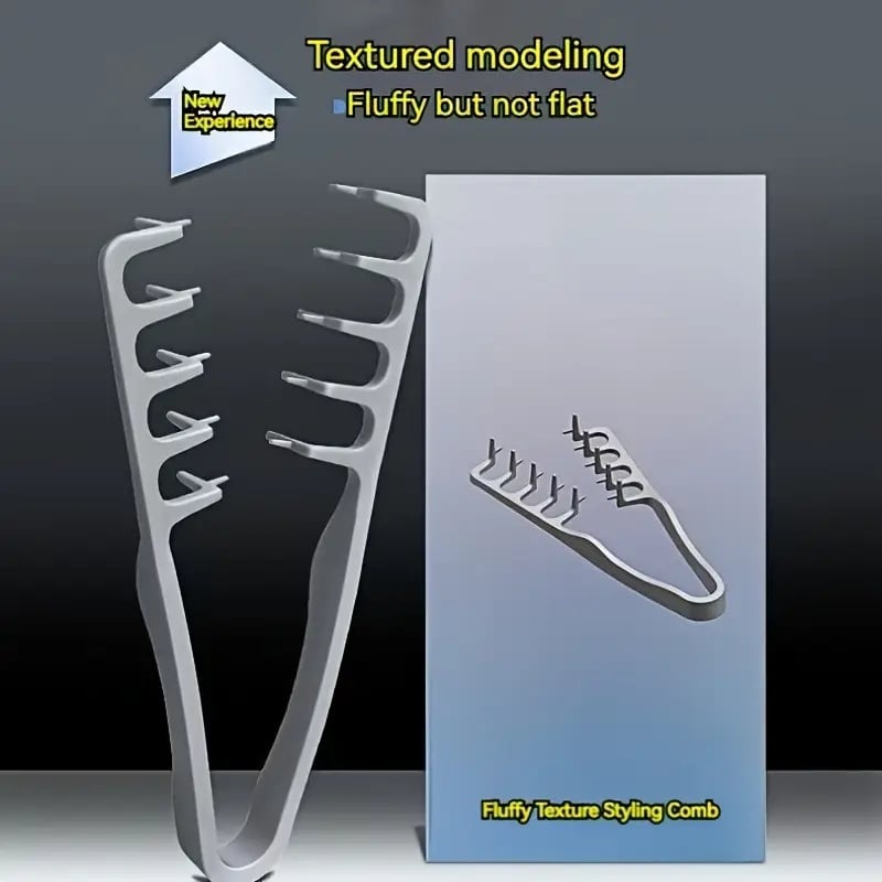 Textured styling comb
