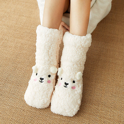 🧦🐶Cute Ultra-thick Cozy Slipper Home Socks