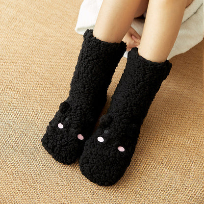 🧦🐶Cute Ultra-thick Cozy Slipper Home Socks