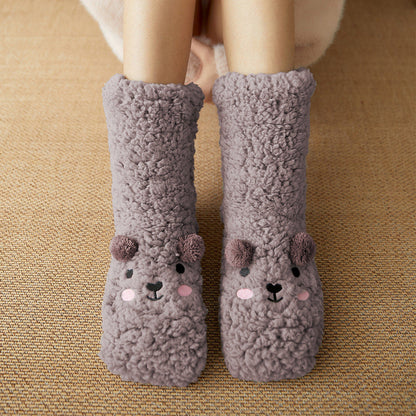 🧦🐶Cute Ultra-thick Cozy Slipper Home Socks
