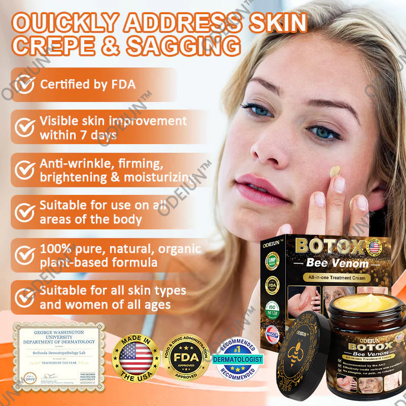 🐝💎Flash Sale - ✨ODEIUN™ BOTOX Bee Venom All-in-one Treatment Cream 🔥 LAST DAY 80% OFF 💎💎