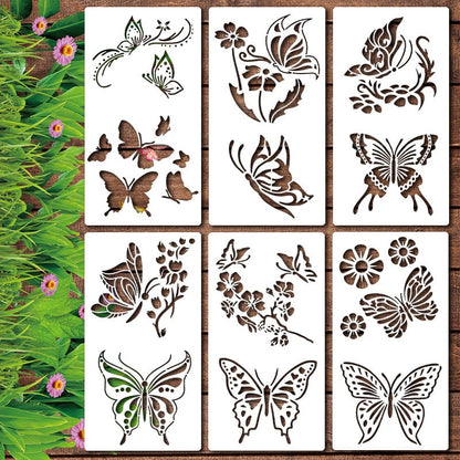 🏡Last Day 49% OFF -Garden Fence Large Flower Stencils🌻DIY Decoration