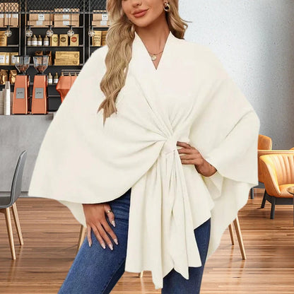 ❣️Winter New❣️ Women’s Cross Front Shawl Wrap – Elegant Cozy Style for Every Outfit