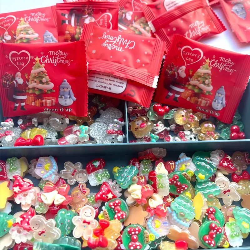 🎅Big Sale Last Day 49% OFF 🔥Glow-In-The-Dark Resin Christmas Decorative Bags