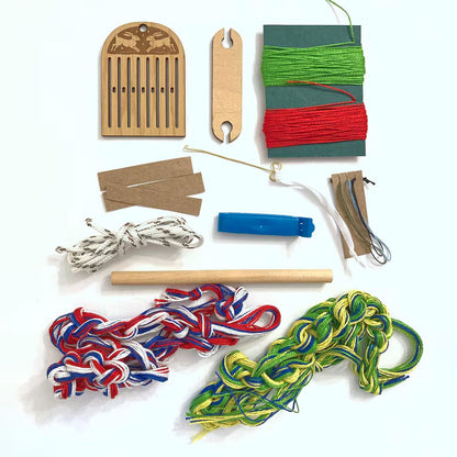 🔥LAST DAY 49% OFF🔥Rigid heddle backstrap loom kit for bandweaving
