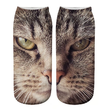 🐾Realistic Cat Face Socks🐱