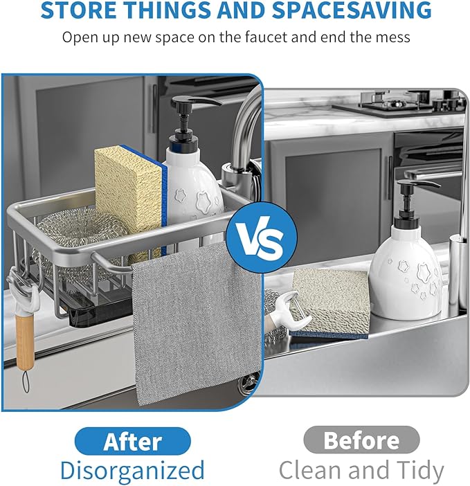 🔥🔥Kitchen Sink Faucet Organizer💦