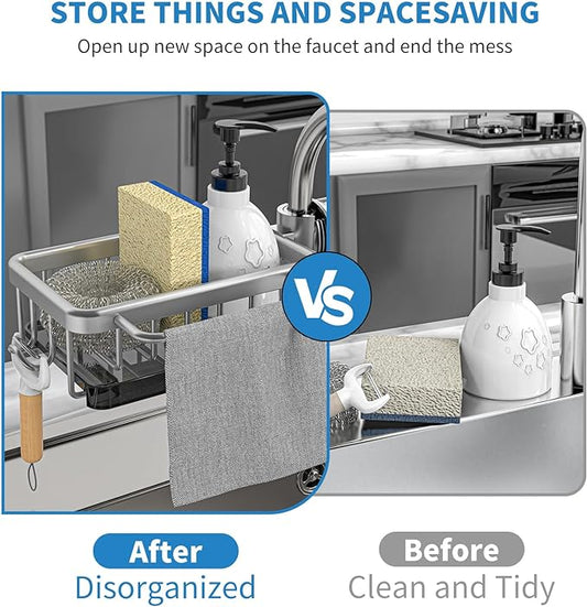 🔥🔥Kitchen Sink Faucet Organizer💦