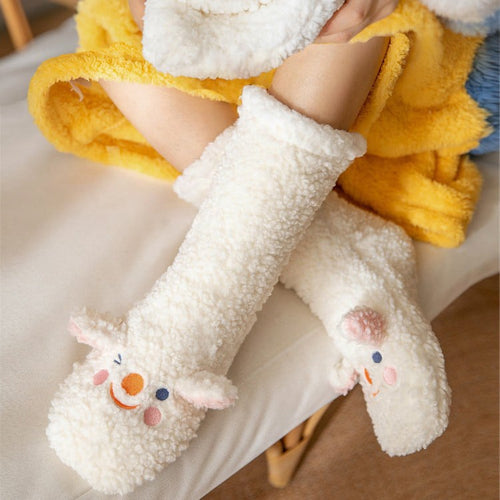 🧦🐶Cute Ultra-thick Cozy Slipper Home Socks