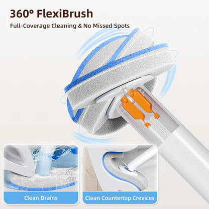 🔥LAST DAY 49% OFF-Disposable Toilet Brush Set – with Built-In Cleaner & 24 Refills