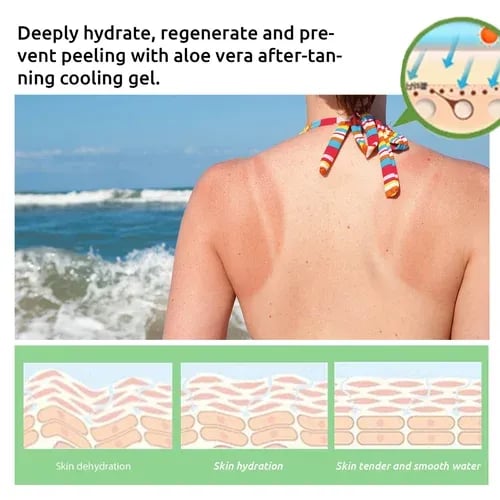 🔥2025 Summer Hot Sale- Gold Shimmer Intensive Tanning Gel | Browning & Bronzing Tan Accelerator | Water-Resistant with Carrot and Coconut Oil | Vitamin A & E For Moisture & Hydration | 5 Fl Oz + Spatula💖