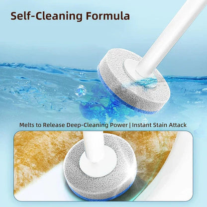🔥LAST DAY 49% OFF-Disposable Toilet Brush Set – with Built-In Cleaner & 24 Refills