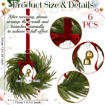 🏆Flash Sale⚡ 50K+ SOLD! Almost Gone🎄Mini Christmas Wreaths