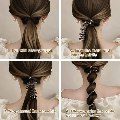 🎉🎁Sleepy Tie No Damage Soft Elastic Spiral Hair Ties