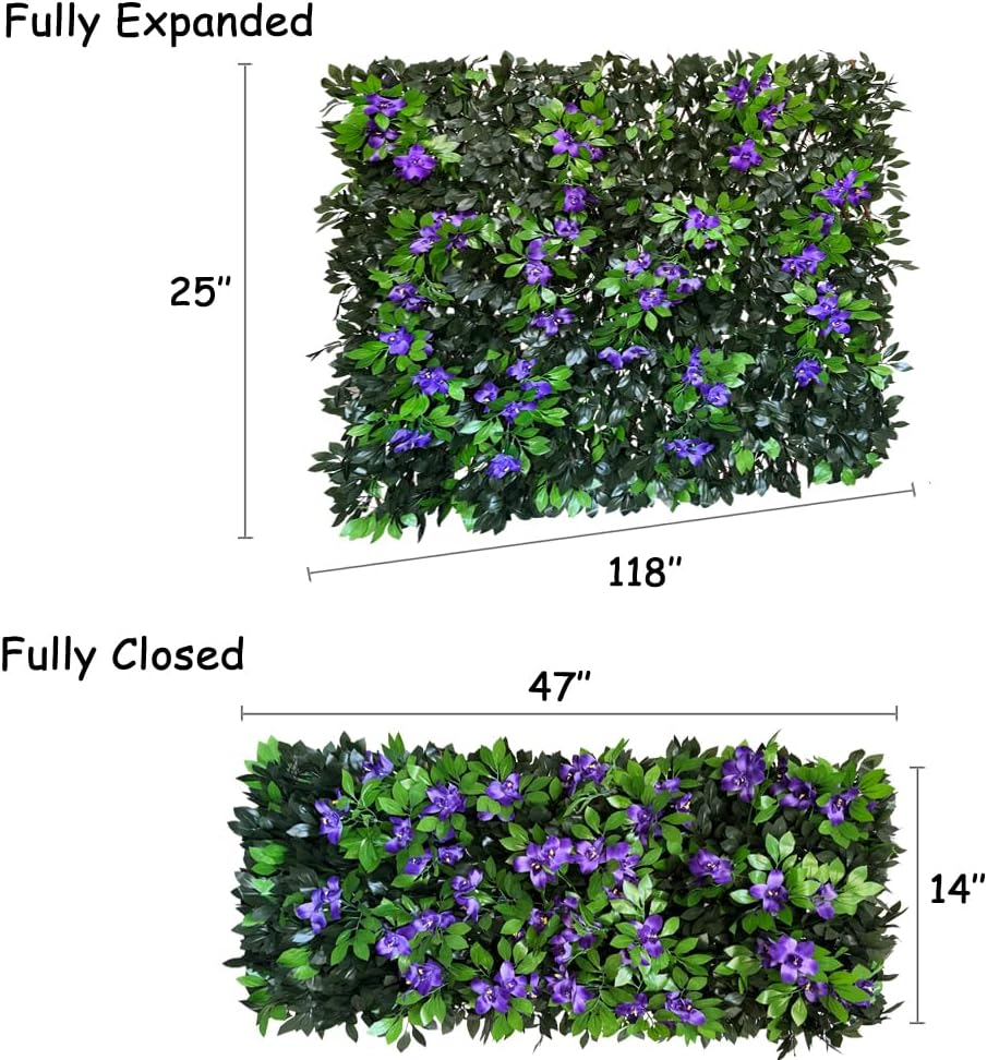 Decorative artificial plant fence board, artificial hedge (single-sided leaf)