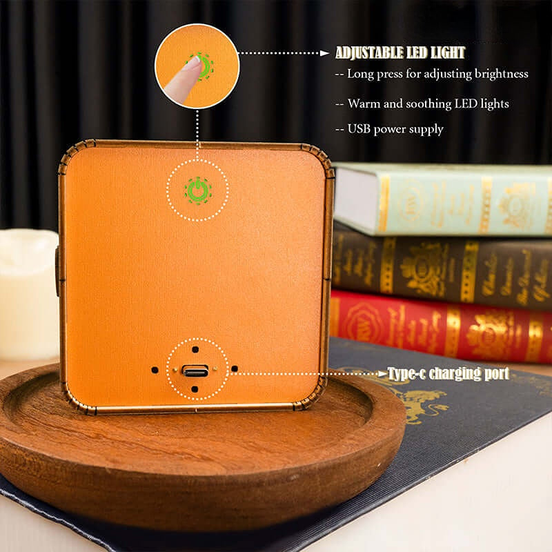 Warm Christmas Eve - 3D Wooden Puzzle Night Light