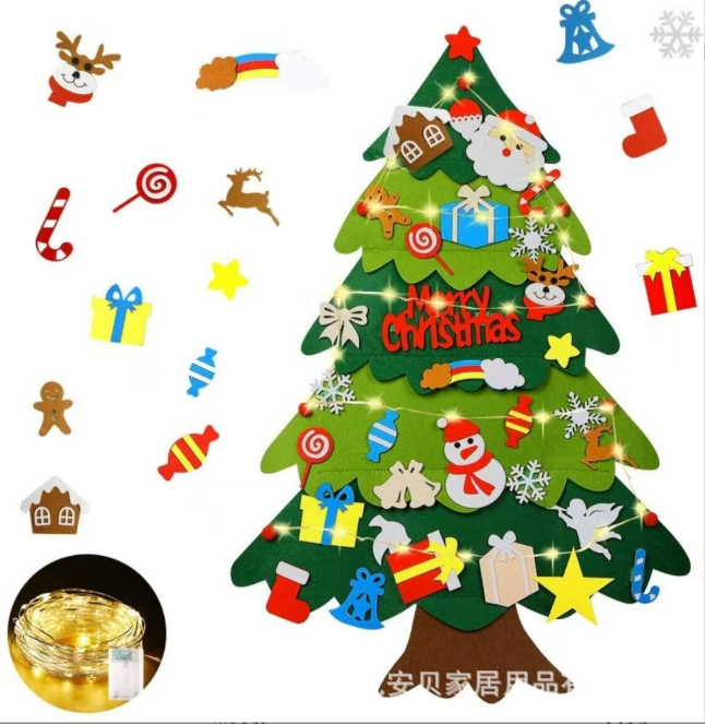 💥Hot Sale 70% OFF🎁🎄DIY Eco-Friendly Felt Christmas Tree