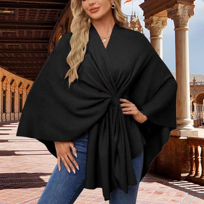 ❣️Winter New❣️ Women’s Cross Front Shawl Wrap – Elegant Cozy Style for Every Outfit