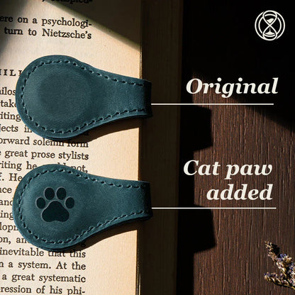 🔥LAST DAY SALE 49%- TimelessMark-Personalized Magnetic Leather Bookmark