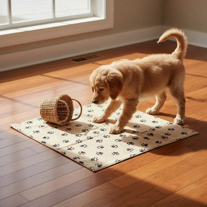 PuppyPad: stylish, super absorbent & reusable for a cleaner home.
