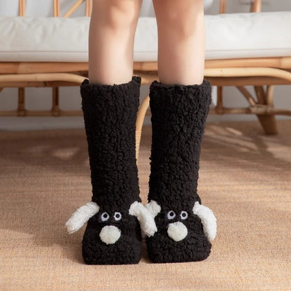 🧦🐶Cute Ultra-thick Cozy Slipper Home Socks