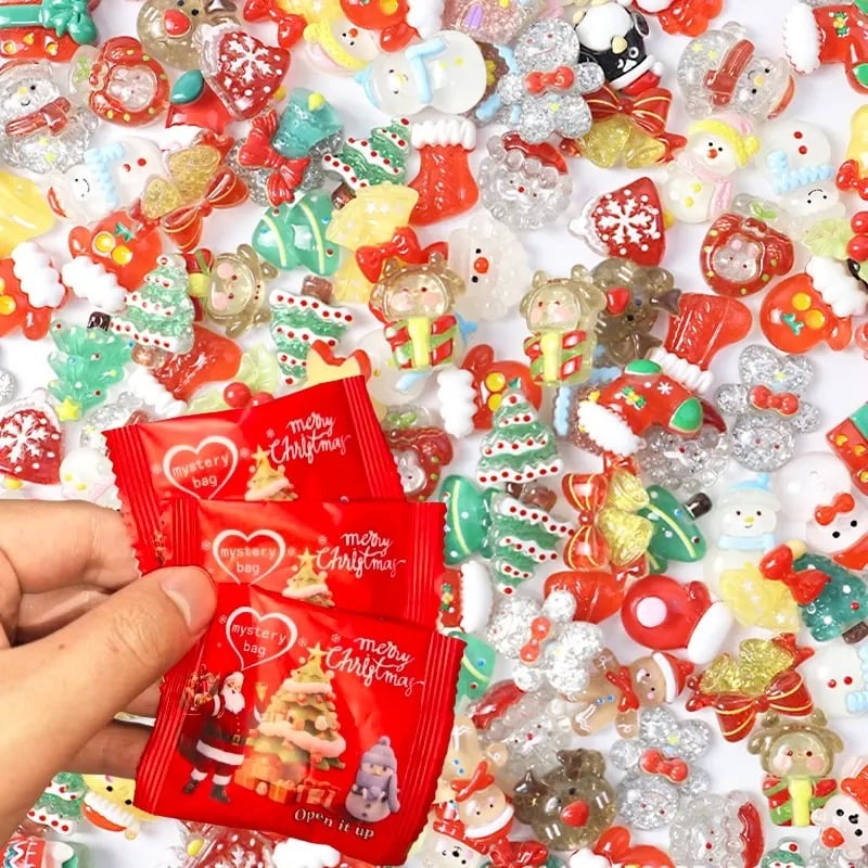🎅Big Sale Last Day 49% OFF 🔥Glow-In-The-Dark Resin Christmas Decorative Bags
