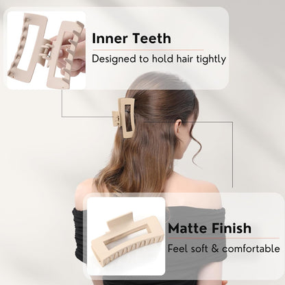 (🔥Last Day 49%Off🔥)Soft Hair Claw Clip🥰: The Safe, Comfy Alternative to Harsh Clips