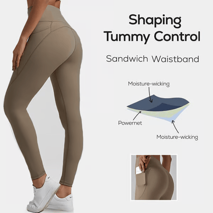 🎁Last Day Promotion 49% OFF🔥High Waisted Tummy Control Shaping Training Leggings