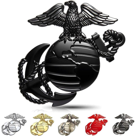 🎖U.S. Marine Corps Metal Cars Emblem for 250th Anniversary✨