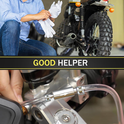 Brake Bleeder Hose - One Way Check Valve Tube Bleeding Tool Kit For Hydraulic System Bleeding