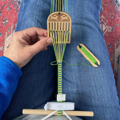 🔥LAST DAY 49% OFF🔥Rigid heddle backstrap loom kit for bandweaving