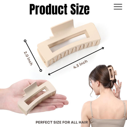 (🔥Last Day 49%Off🔥)Soft Hair Claw Clip🥰: The Safe, Comfy Alternative to Harsh Clips