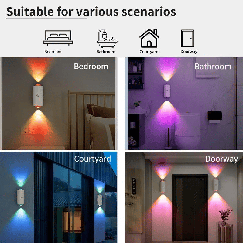 🔥Hot Sale 49% off🌟💡Smart Rechargeable LED Night Light🌈