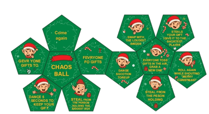 🎁🔥Hilarious Christmas Gift Exchange Party GameDice
