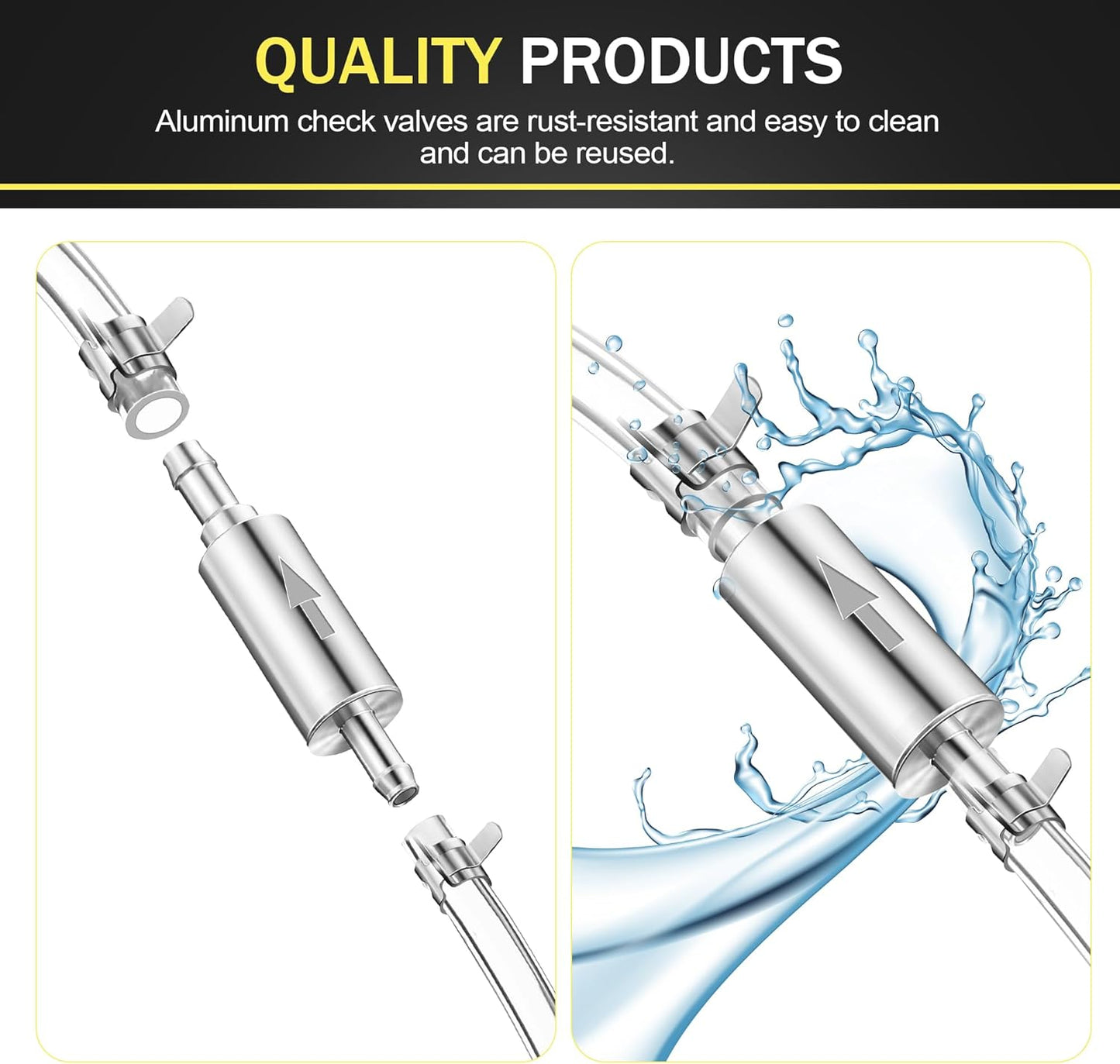 Brake Bleeder Hose - One Way Check Valve Tube Bleeding Tool Kit For Hydraulic System Bleeding