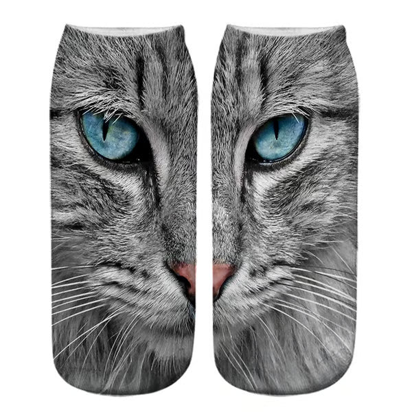 🐾Realistic Cat Face Socks🐱